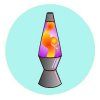 Lava lamp - you can leave this one on for hours!&nbsp; It won't overheat.